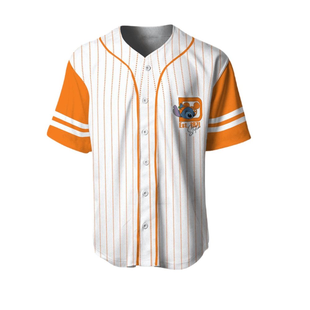 Disney Halloween Baseball Jersey – Fun Stitch &amp; Ghosts Design For Fans