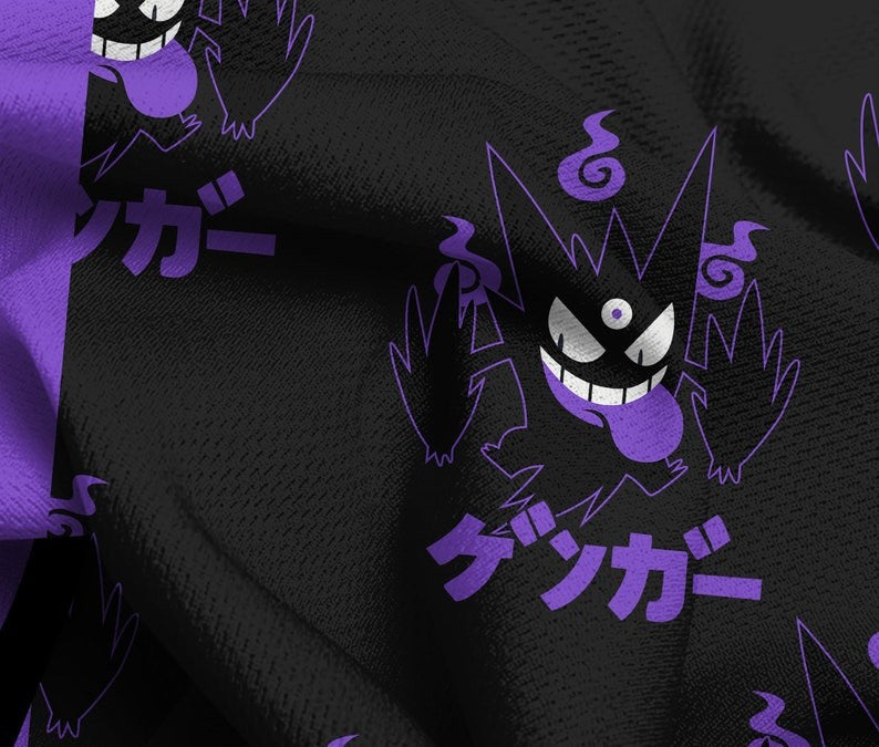 Stylish Purple &amp; Black Anime-Inspired Baseball Jersey – Unisex Cool Casual Wear
