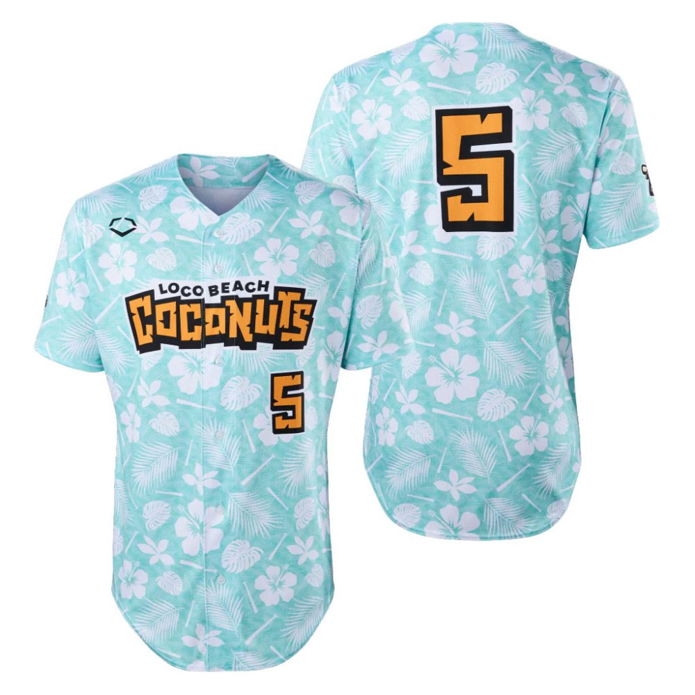 Loco Beach Coconuts Merch 2026 Coconuts Evoshield Bbcl Jersey Floral Baseball Enthusiast Gifts