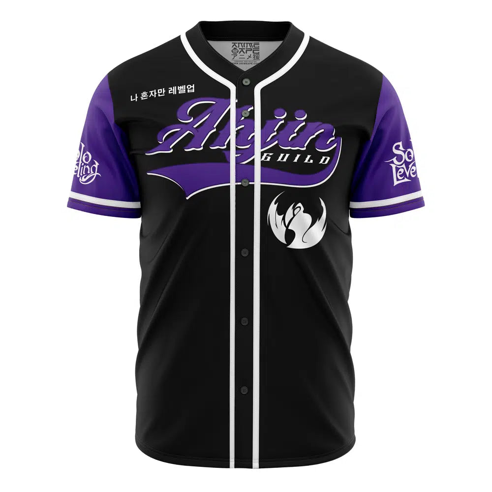 Ahjin Guild Solo Leveling Baseball Jersey