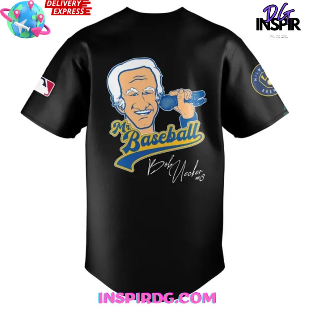 Baseball Hall Of Famer Bob Uecker Special Baseball Jersey