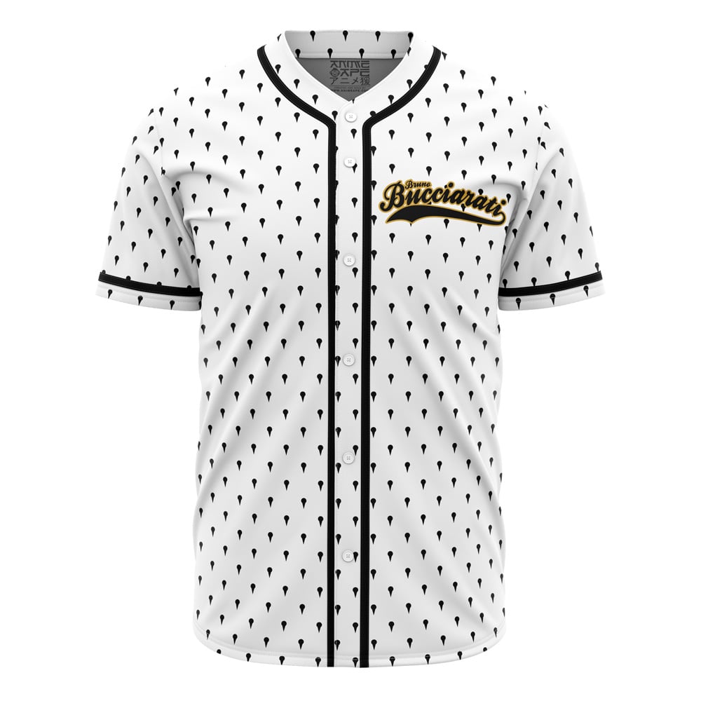 Bruno Bucciarati Jojo’S Bizarre Adventure Baseball Jersey