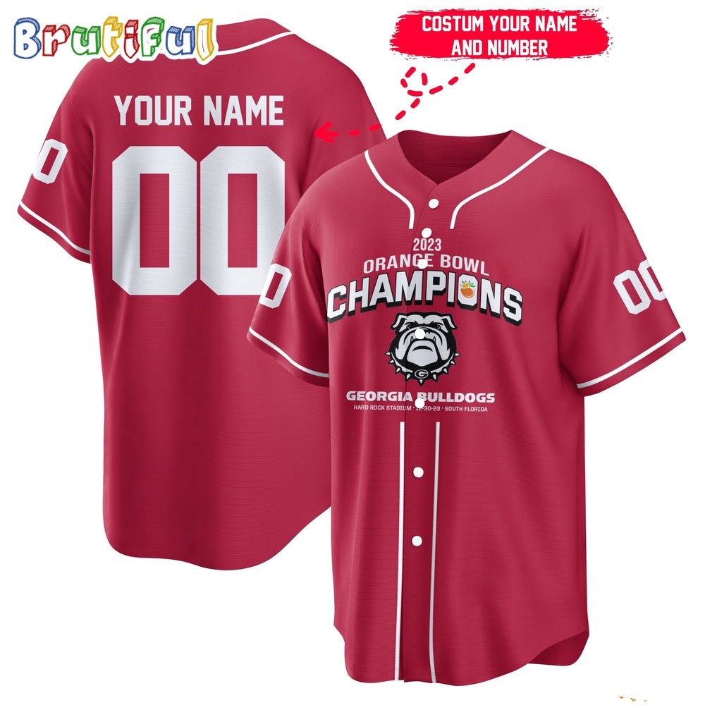 Bulldogs 2023 Orange Bowl Champions Jersey Shirt