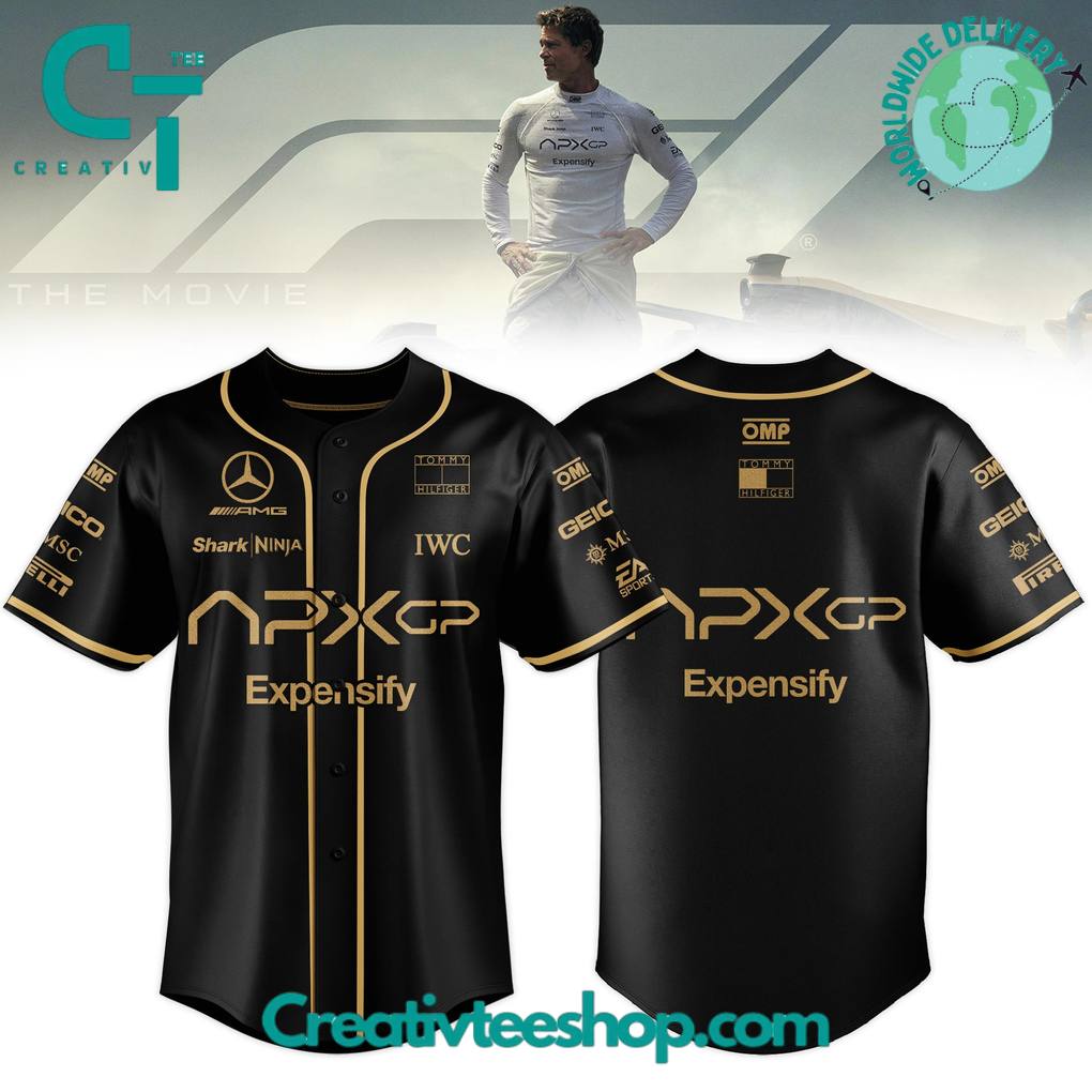 Mercedes F1 Team X F1 The Movie 2025 Apxgp "Brad Pitt" Special Baseball Jersey