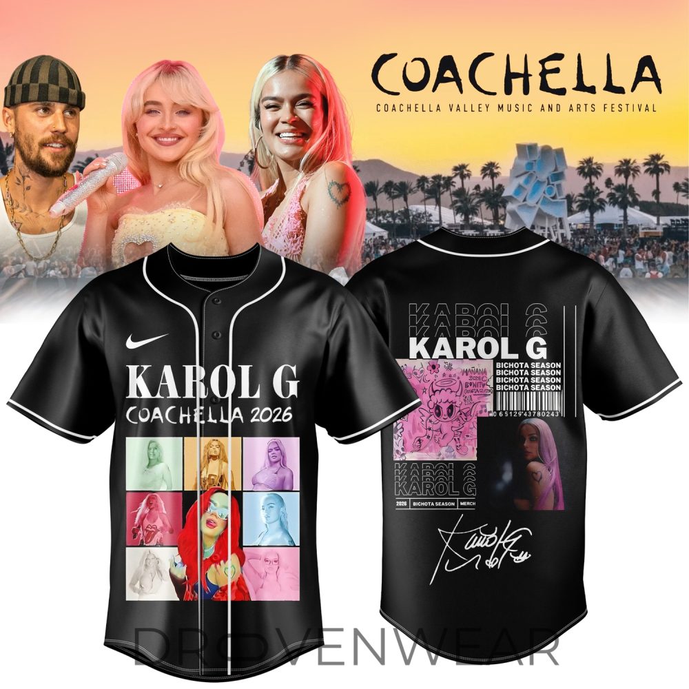 Coachella 2026 Festival State Of Mind Festival Baseball Jersey V2