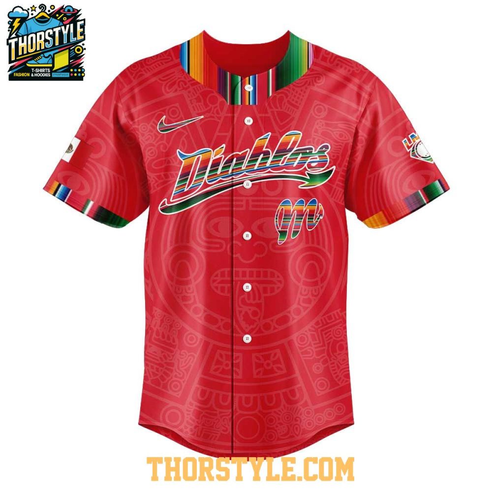 Diablos Rojos Del México Mexican Heritage 2025 Celebration Baseball Jersey