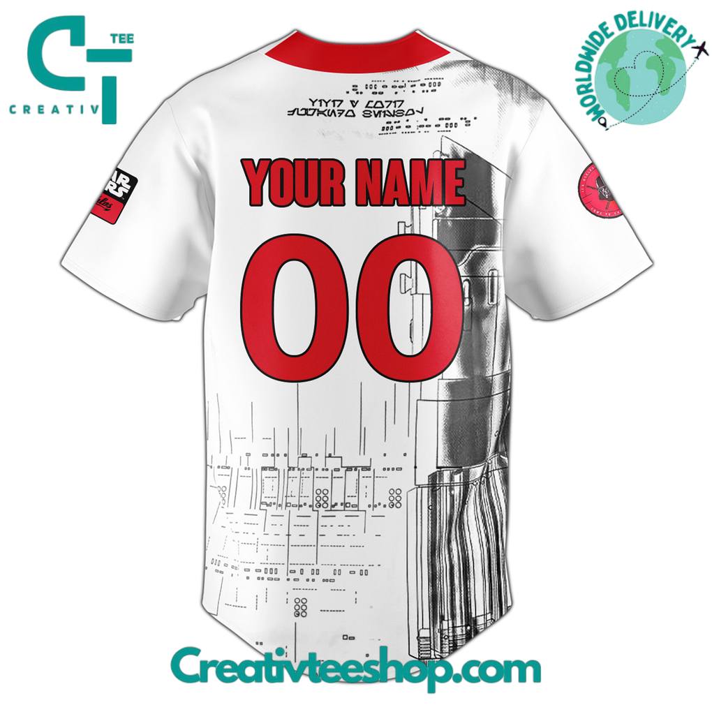 Diablos Rojos Del Mexico X Star Wars Night 2025 Special Baseball Jersey