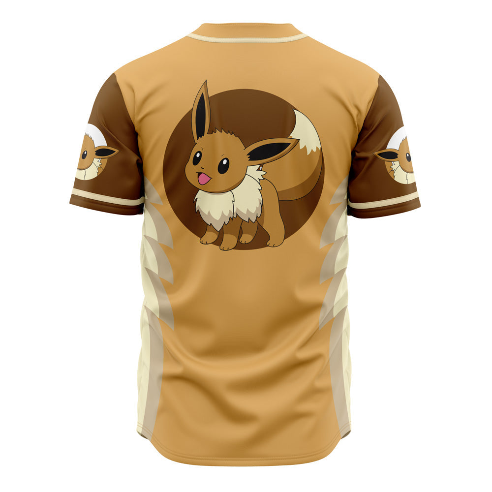 Stylish Eevee Baseball Jersey - Perfect For Pokémon Fans &amp; Collectors!
