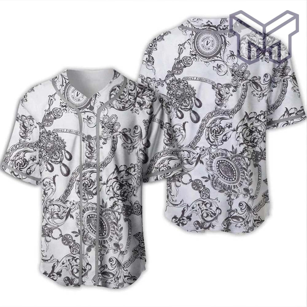 Gianni Versace White Baseball Jersey Shirt Luxury Clothing Clothes Sport For Men Women Hot