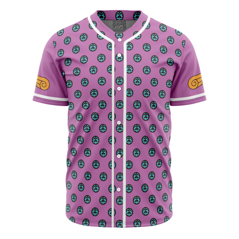 Giorno Giovanna Anime Jojo’S Bizarre Adventure Baseball Jersey