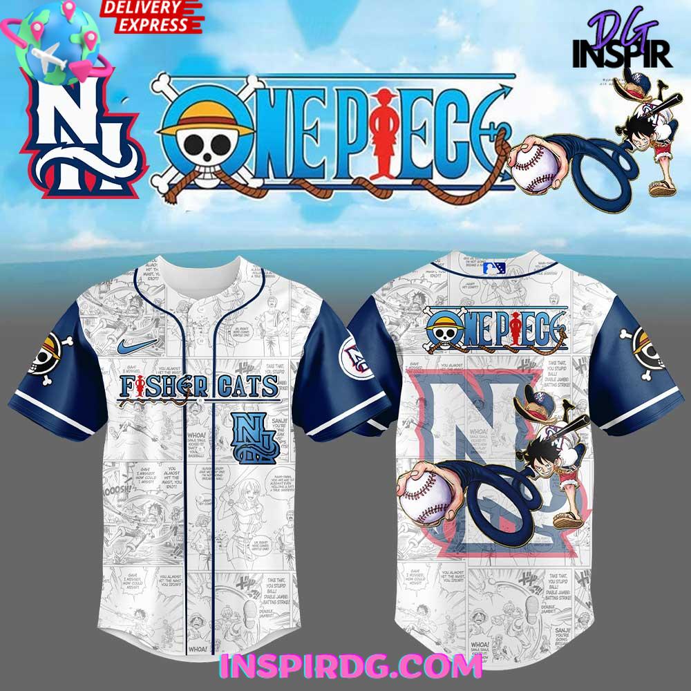 Hampshire Fisher Cats One Piece Night Game 2025 Baseball Jersey