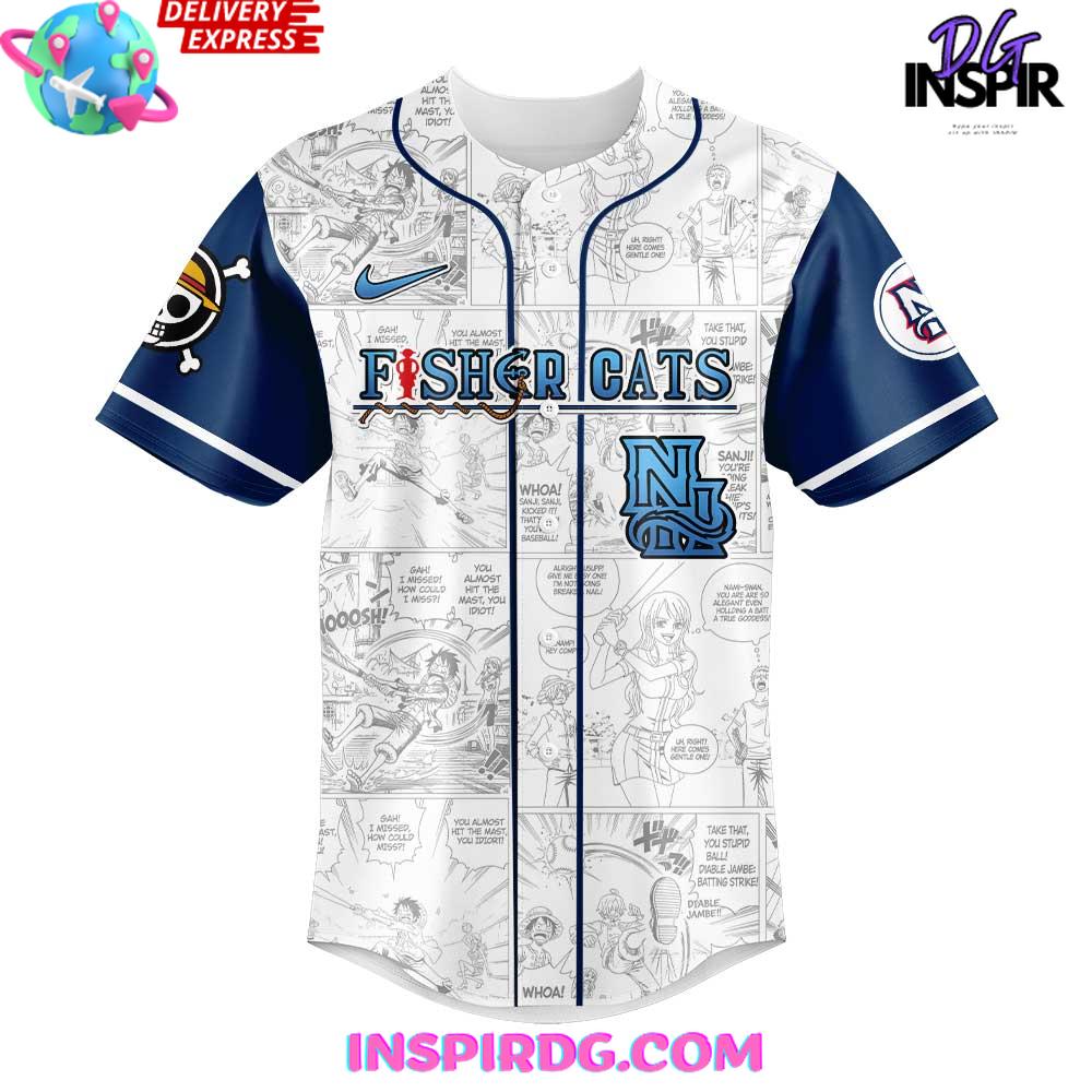 Hampshire Fisher Cats One Piece Night Game 2025 Baseball Jersey