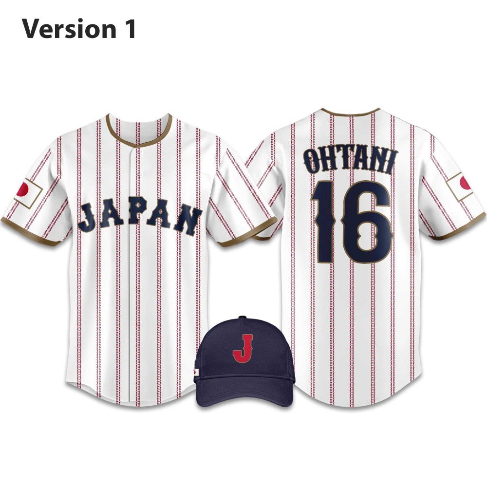 Japan Baseball Team Ohtani 16 2026 World Baseball Classic Jersey (Jersey Only)