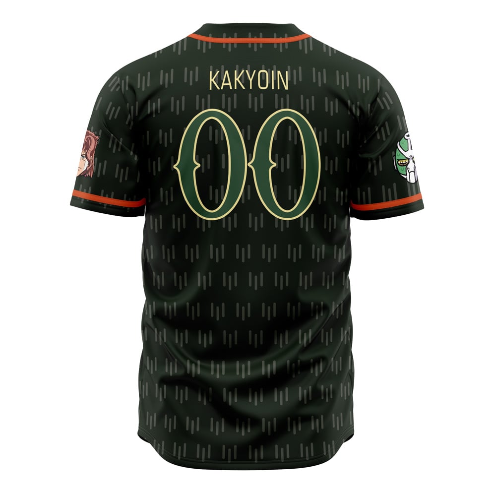 Kakyoin Hierophant Green Jojo’S Bizarre Adventure Baseball Jersey
