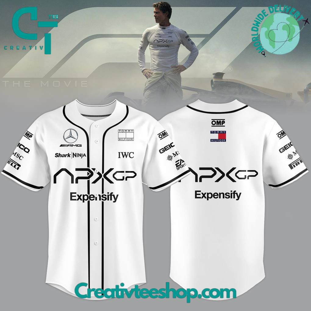 Mercedes F1 Team X F1 The Movie 2025 Apxgp "Brad Pitt" Special Baseball Jersey