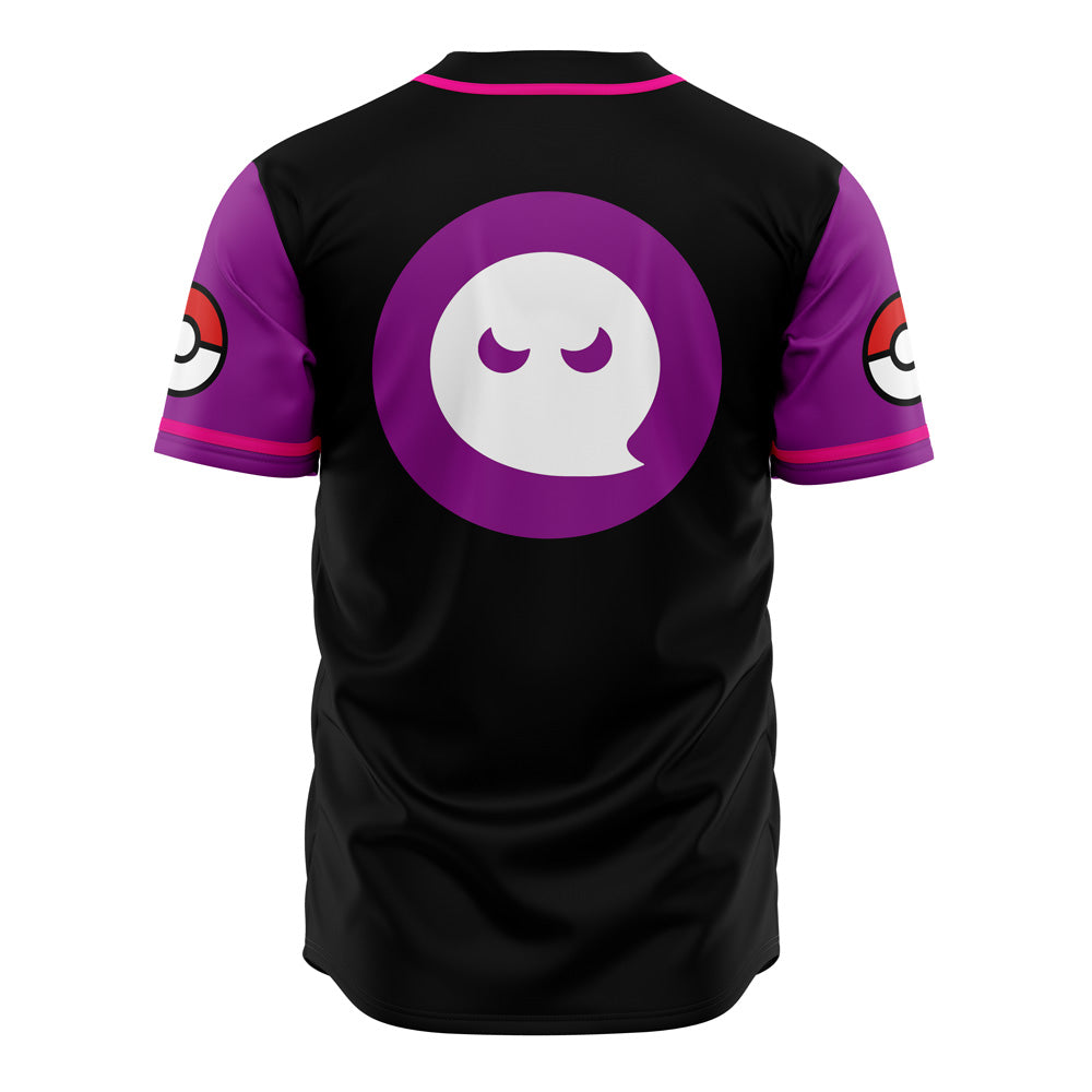 Limited Edition Night Shades Baseball Jersey - Bold Black &amp; Purple Design