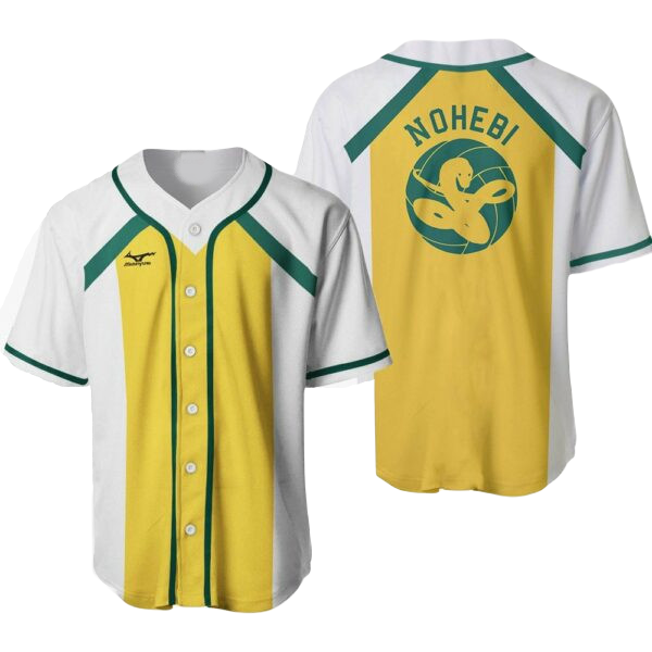 Stylish Yellow &amp; White Nohebi Jersey - Perfect For Sports Fans &amp; Casual Wear