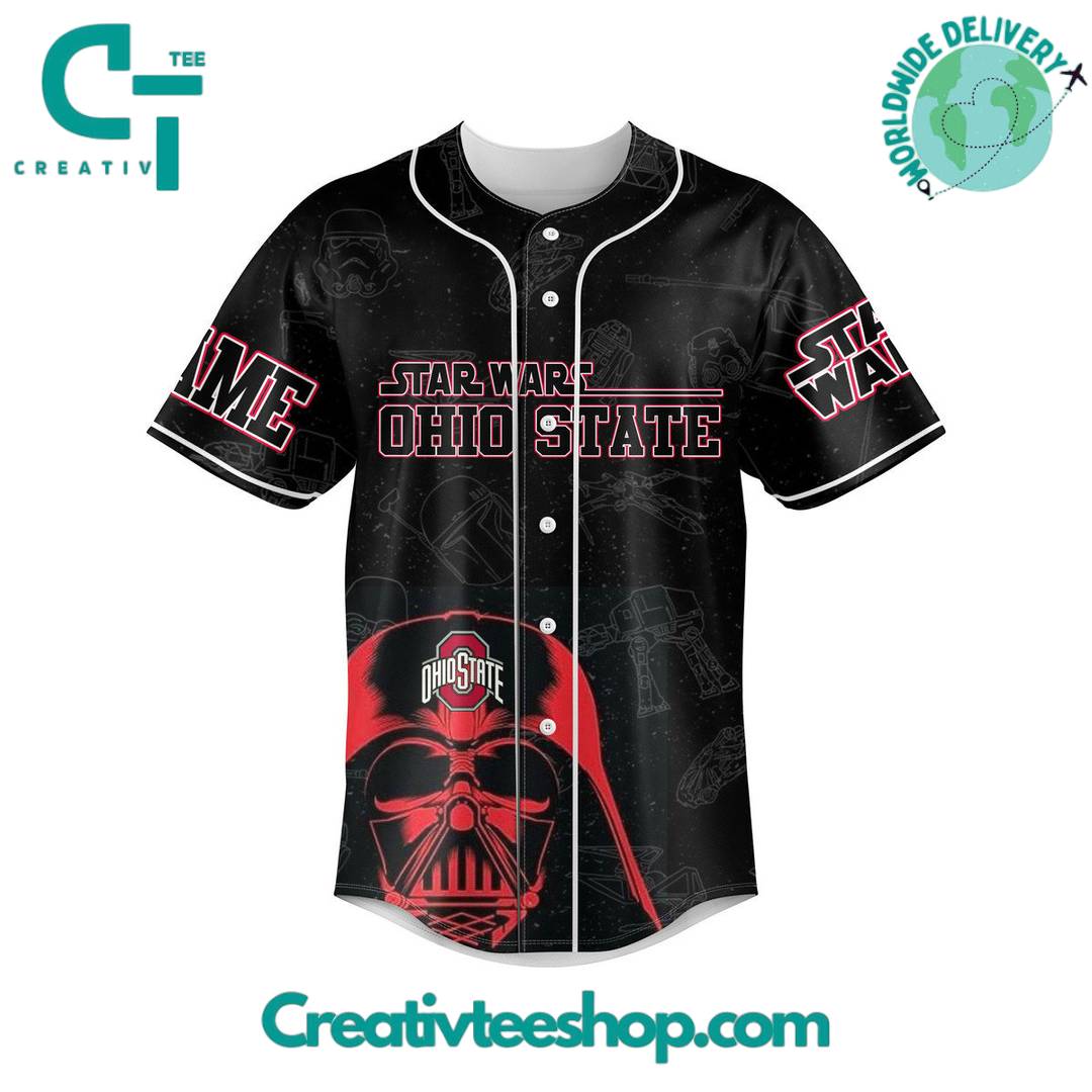 Ohio State Buckeyes X Star Wars Special Baseball Jersey
