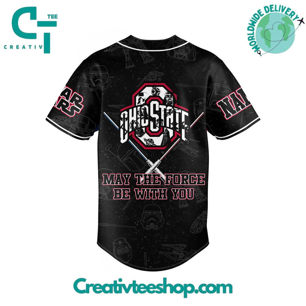 Ohio State Buckeyes X Star Wars Special Baseball Jersey