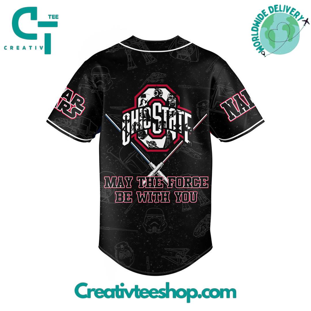 Ohio State Buckeyes X Star Wars Special Baseball Jersey