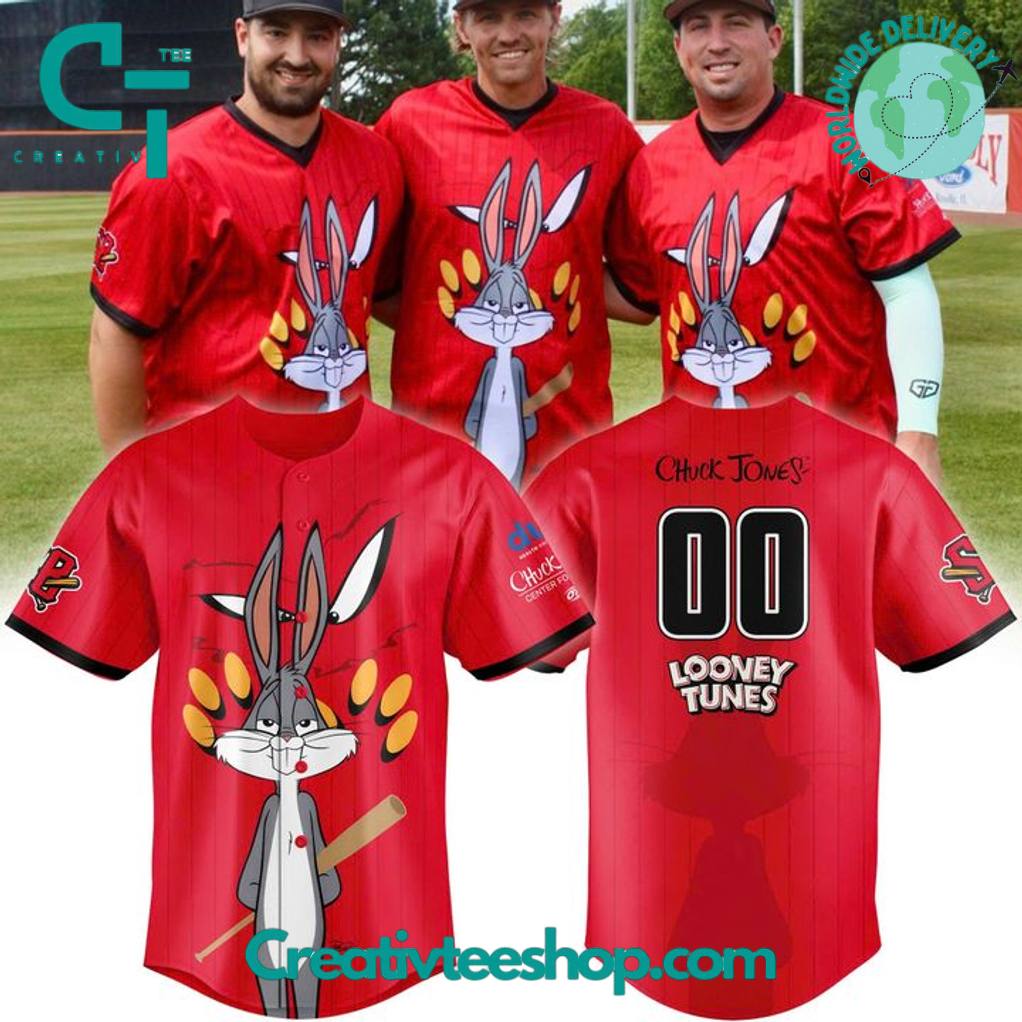 Schaumburg Boomers X Looney Tunes Special Baseball Jersey