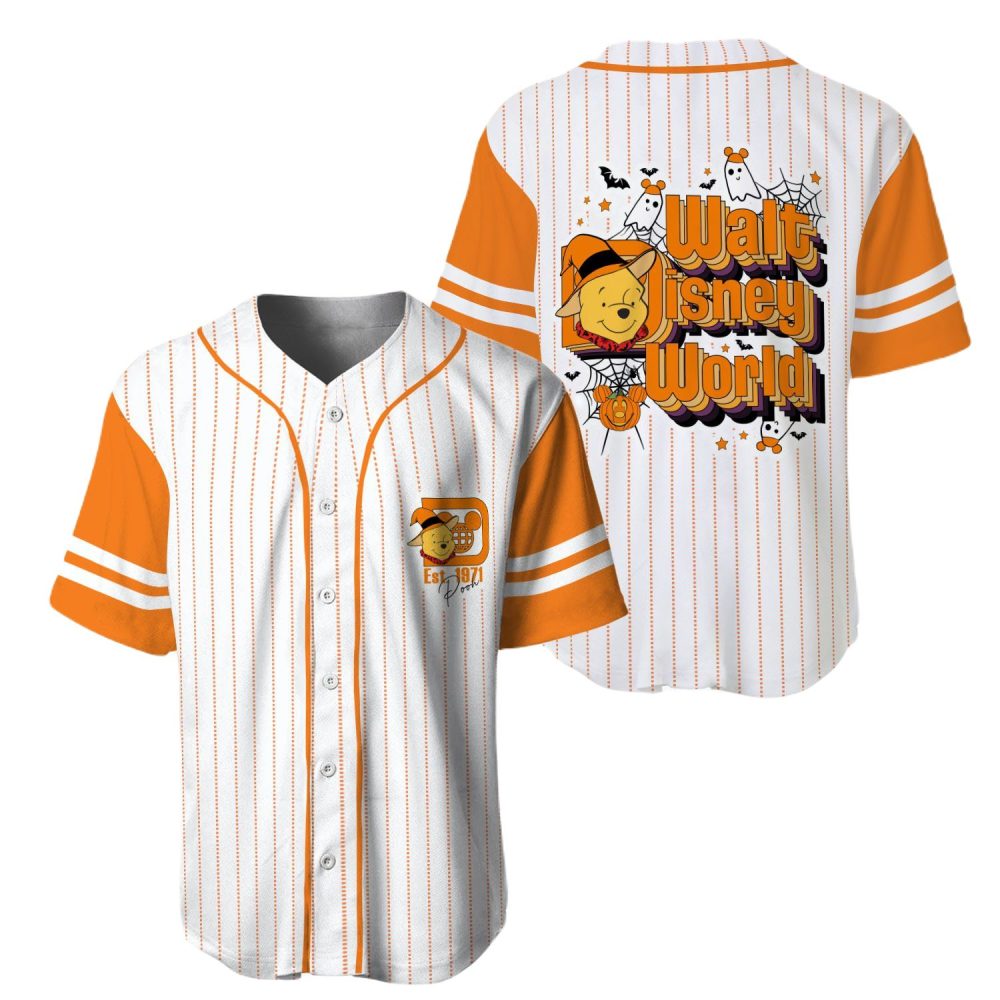 Disney Halloween Baseball Jersey – Celebrate In Style With Pooh &amp; Friends!