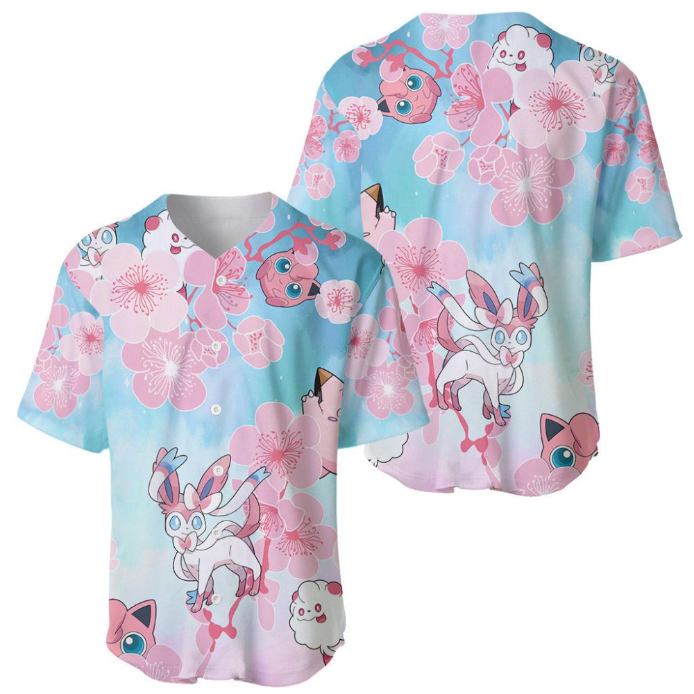 Colorful Anime Floral Shirt – Short Sleeve Casual Unisex Top