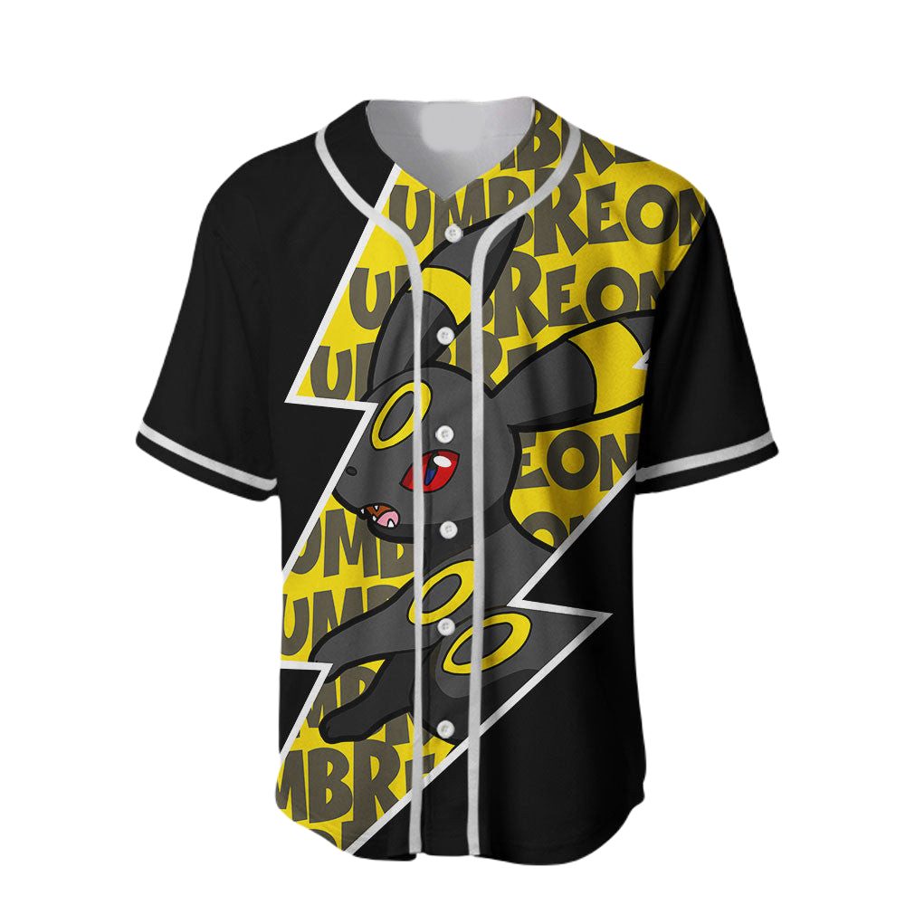 Stylish Pokémon Umbreon Baseball Jersey – Bold Design For Fans