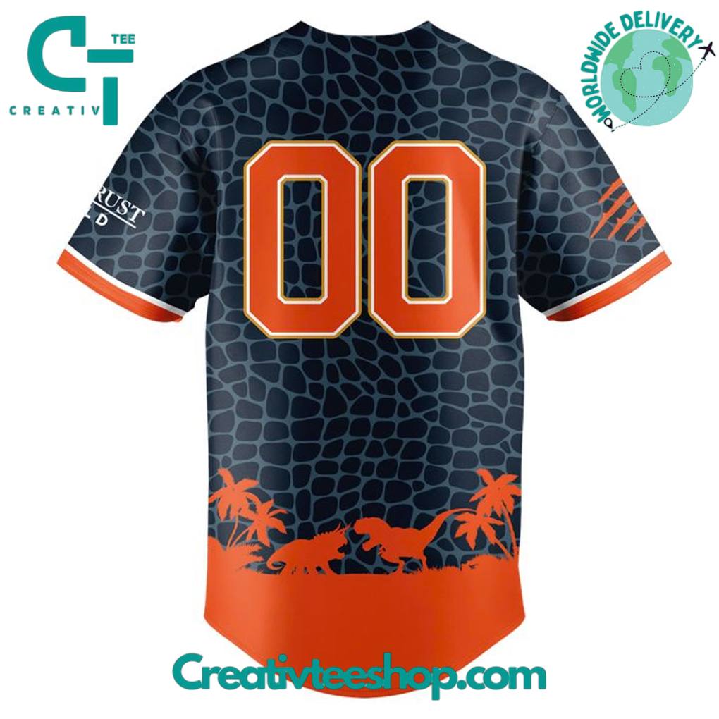 Schaumburg Boomers X Jurassic Ballpark 2025 Special Baseball Jersey