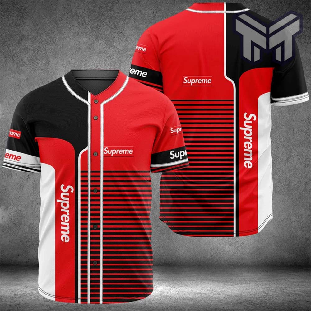 Supreme Baseball Jersey Shirt Luxury Clothing Clothes Sport Outfit For Men Women Hot