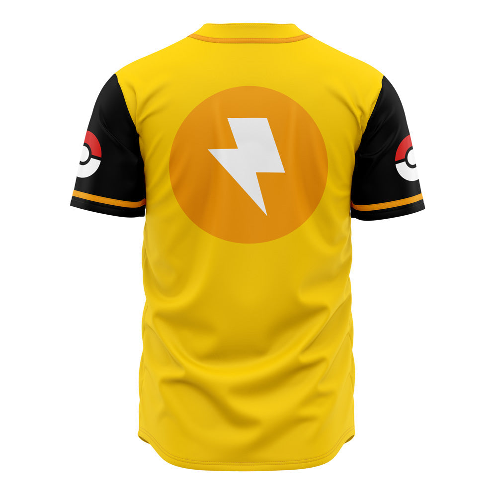 Thundershocks Yellow Baseball Jersey - Stylish Unisex Anime-Inspired Sportswear