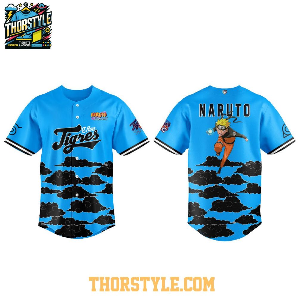 Tigres De Quintana Roo X Naruto Shippuden 2026 Night Baseball Jersey