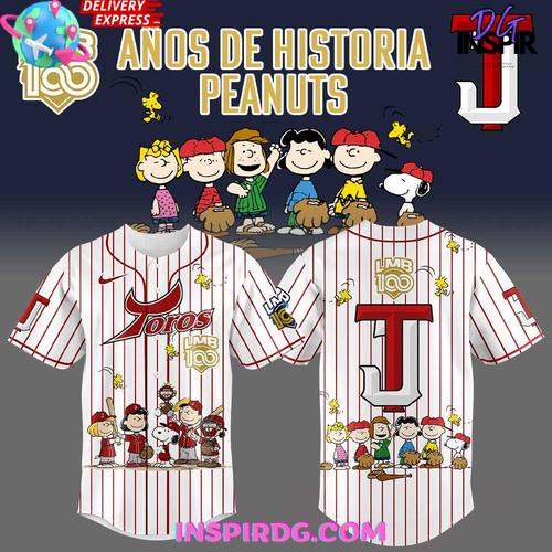 Toros Peanuts 100 Years Lmb Special Baseball Jersey
