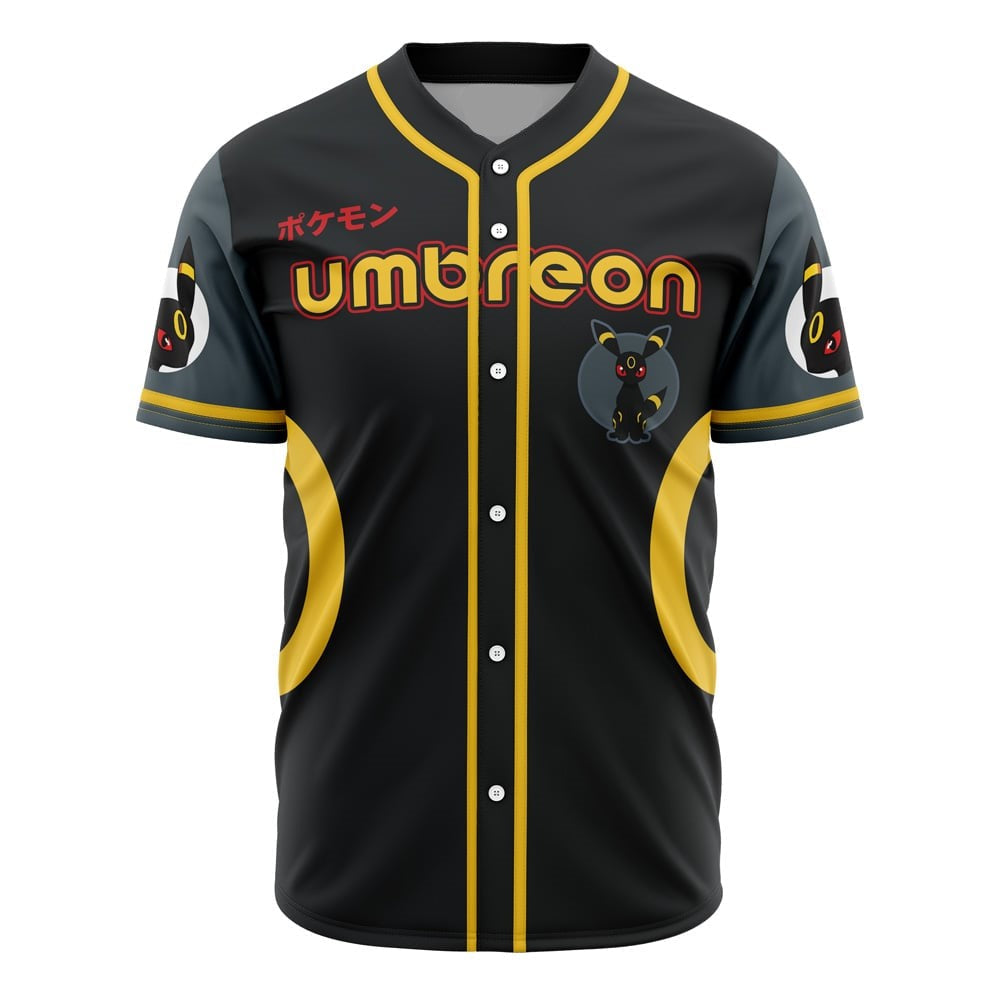 Stylish Umbreon Baseball Jersey - Premium Anime Fan Apparel For Gamers &amp; Collectors