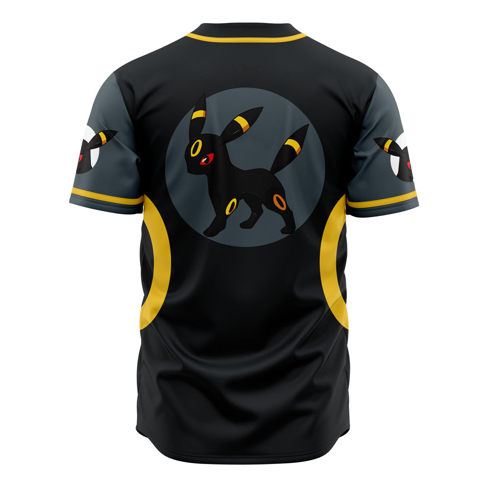 Stylish Umbreon Baseball Jersey - Premium Anime Fan Apparel For Gamers &amp; Collectors