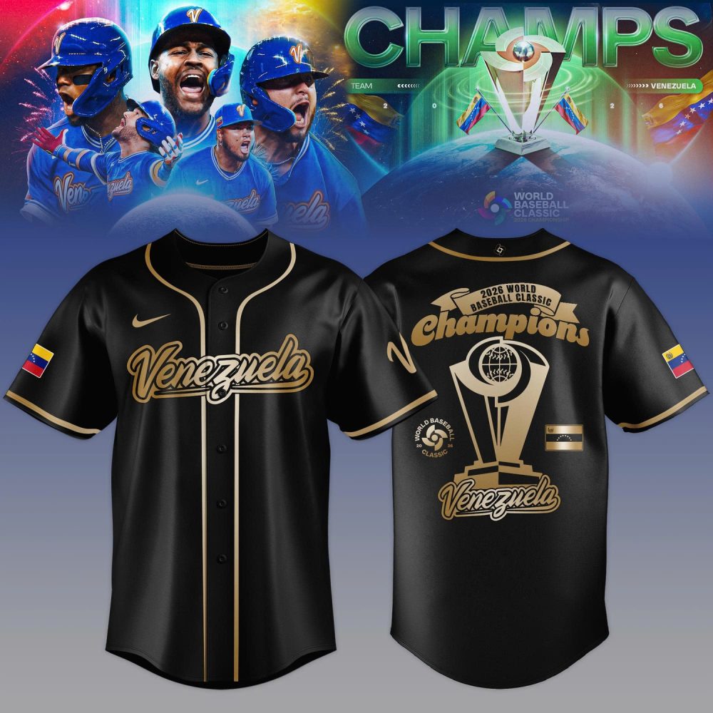 Venezuela Baseball 2026 World Baseball Classic Champions Commemorative Jersey