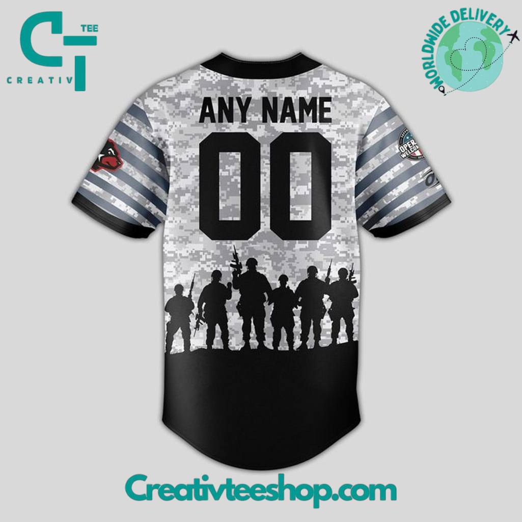 West Virginia Black Bears X Military Appreciation Night 2025 Baseball Jersey