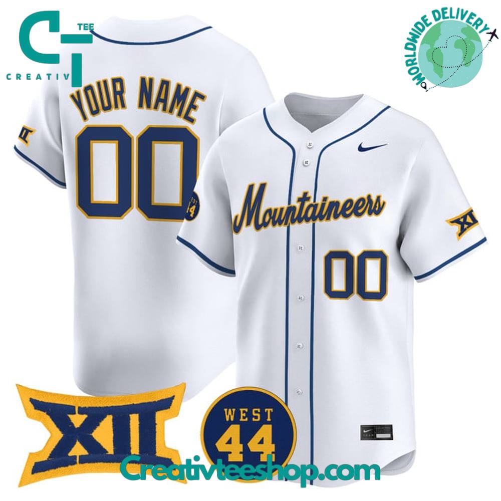 West Virginia Mountaineers Special New 2025 Baseball Jersey