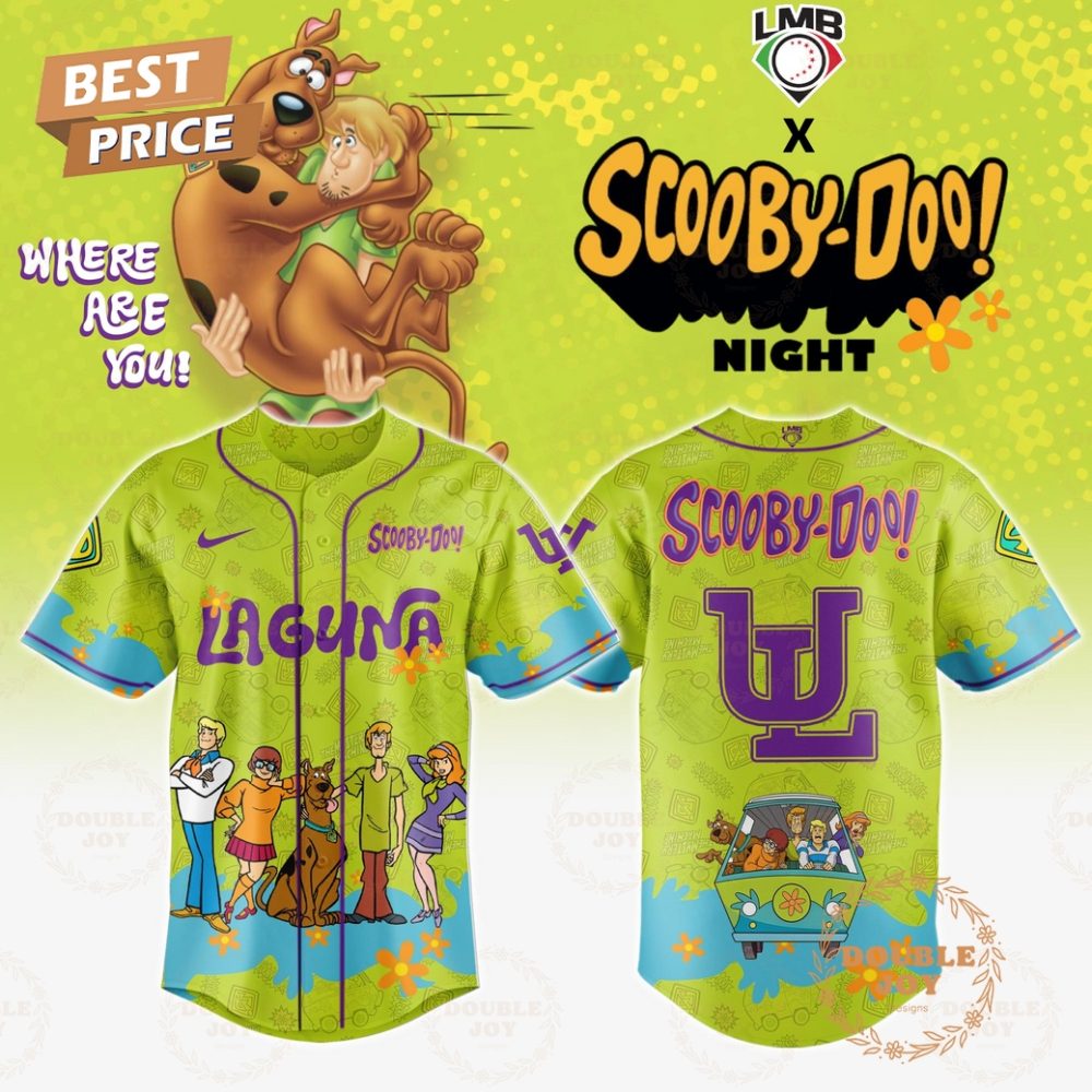 Algodoneros De Unión Laguna Where Are You! Scooby-Doo! Night 2025 Limited Edition Baseball Jersey