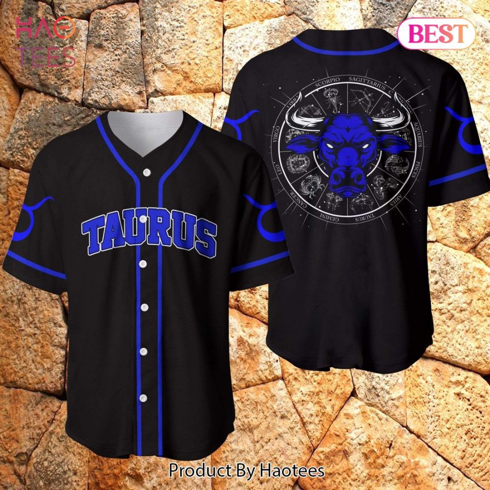 Taurus Zodiac Baseball Jersey - Stylish Astrology Design For Taurus Fans