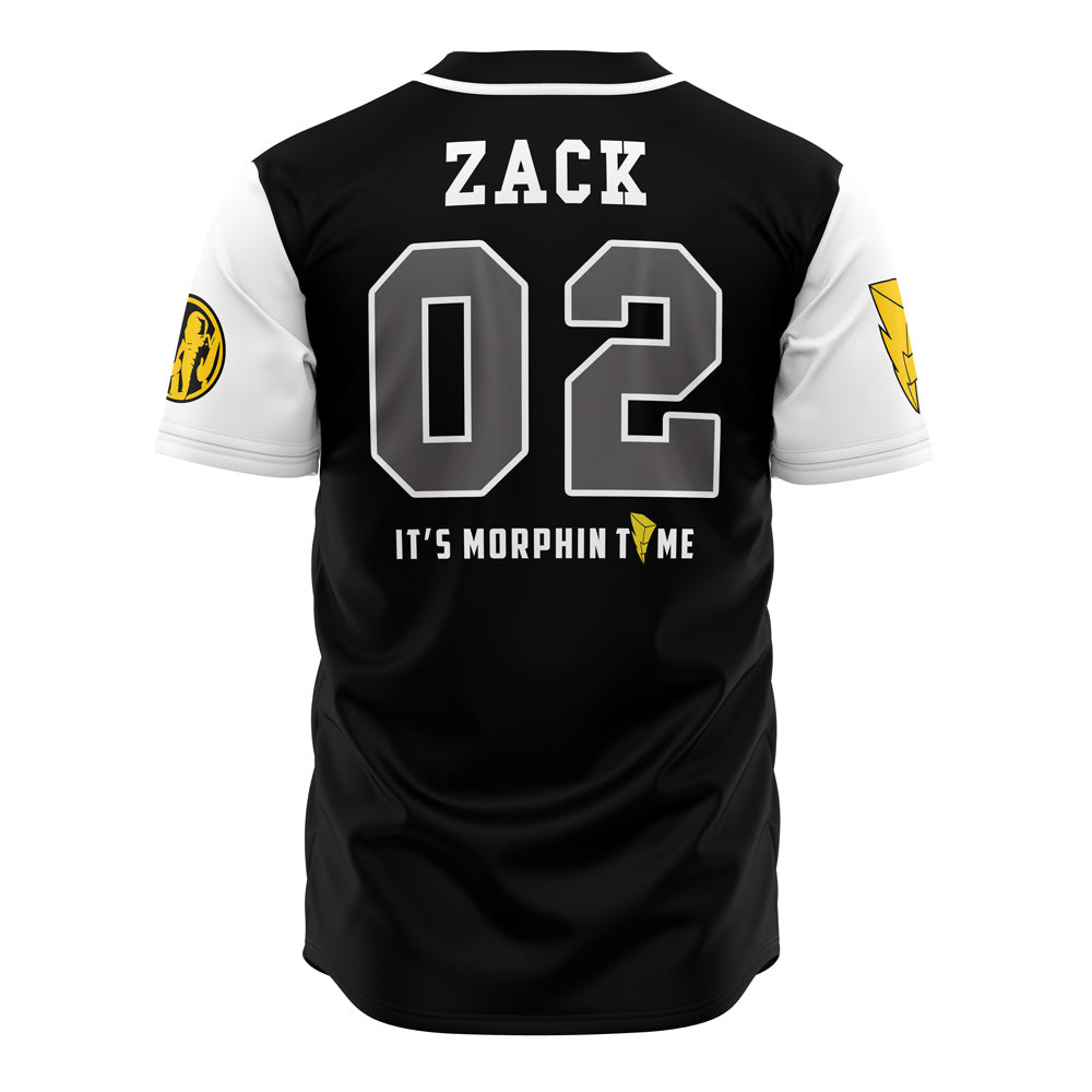 Stylish Black &amp; White Baseball Jersey - Mastodons Design, Comfortable &amp; Trendy Sportswear