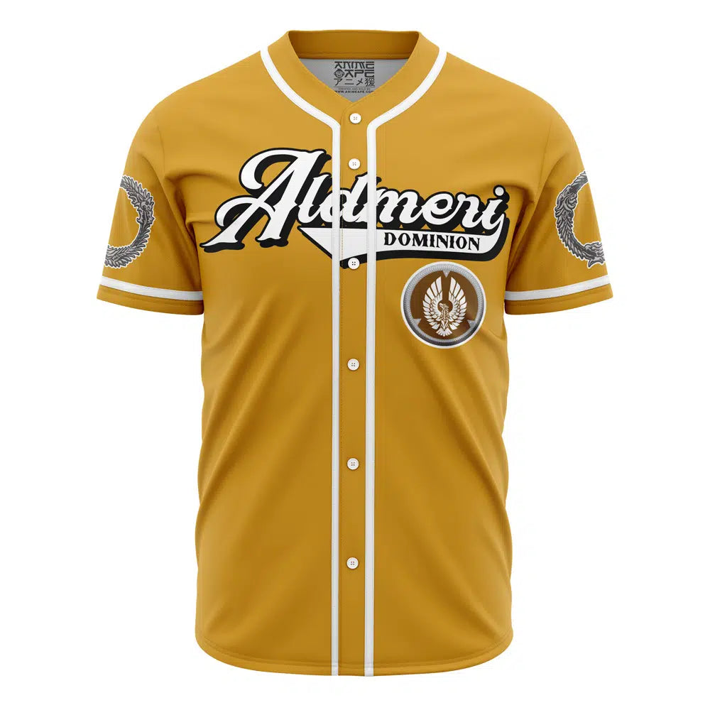 Stylish Gold Baseball Jersey With Unique Embroidery – Perfect For Sports Fans &amp; Collectors