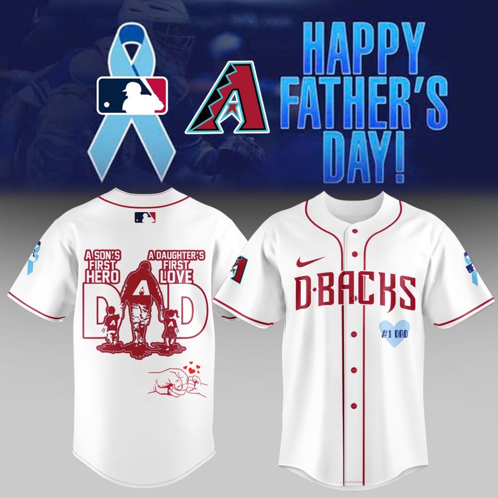 Celebrate Dad: D-Backs Father'S Day Baseball Jersey – A Son'S Hero, A Daughter'S Love!