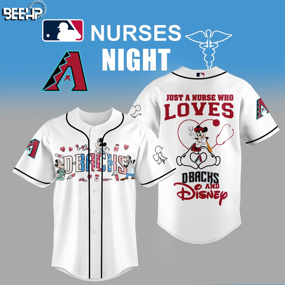 Celebrate Nurses Night With D-Backs Disney Baseball Jersey – Perfect Gift For Fans!