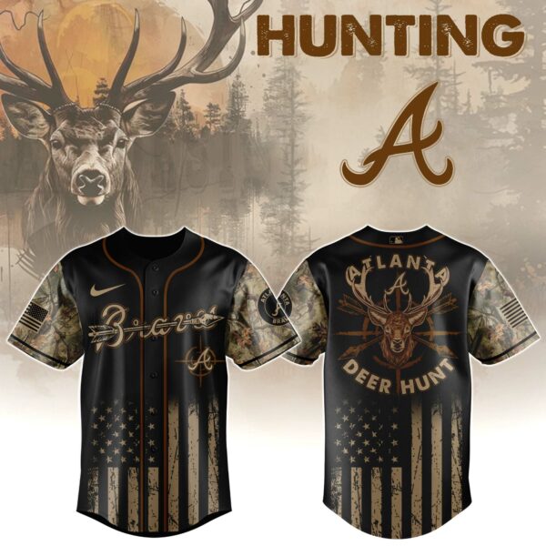 Stylish Atlanta Deer Hunting Jersey – Perfect For Outdoor Enthusiasts &amp; Fans
