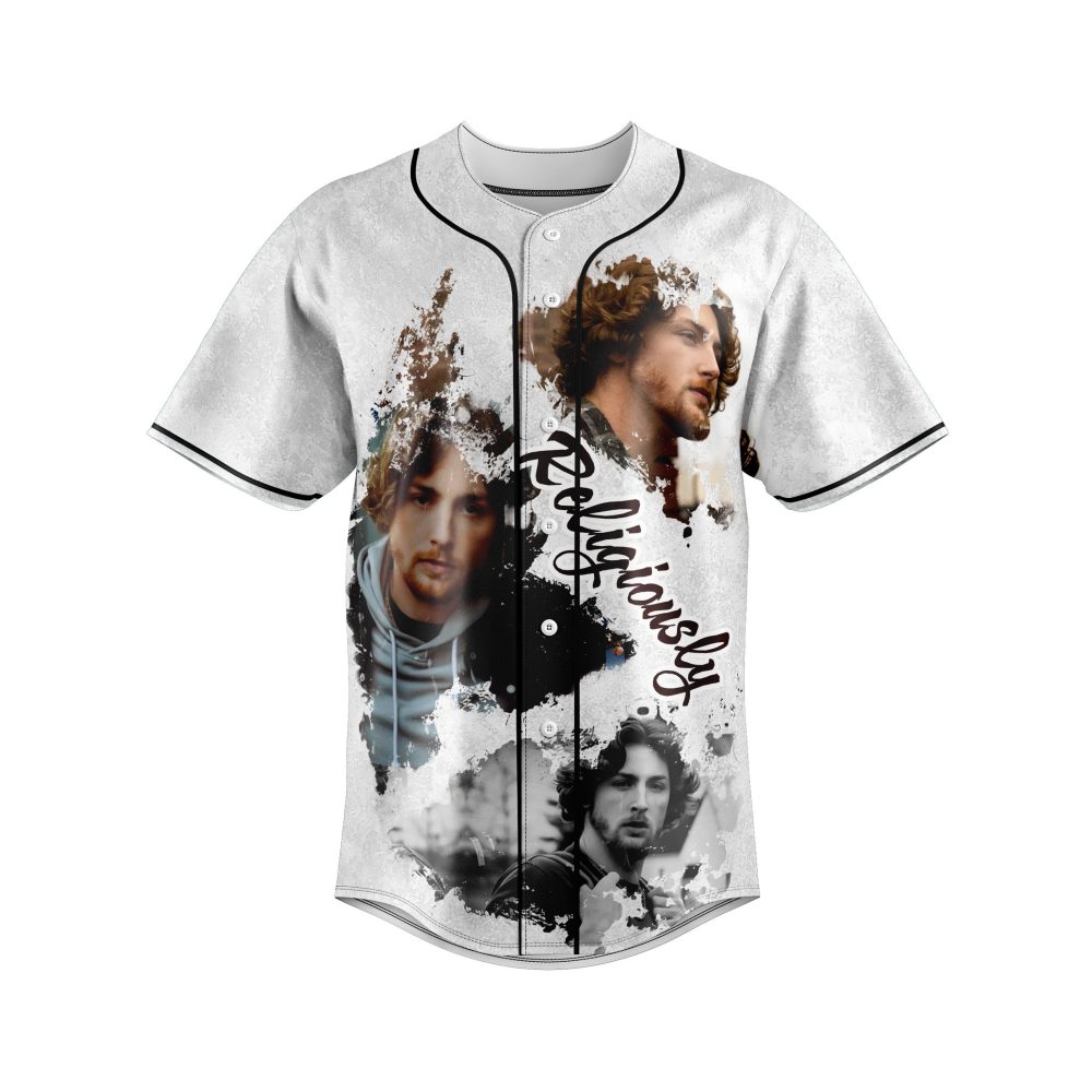 Stylish Baseball Jersey With Artistic Print &amp; Inspirational Quotes - Perfect Gift For Fans