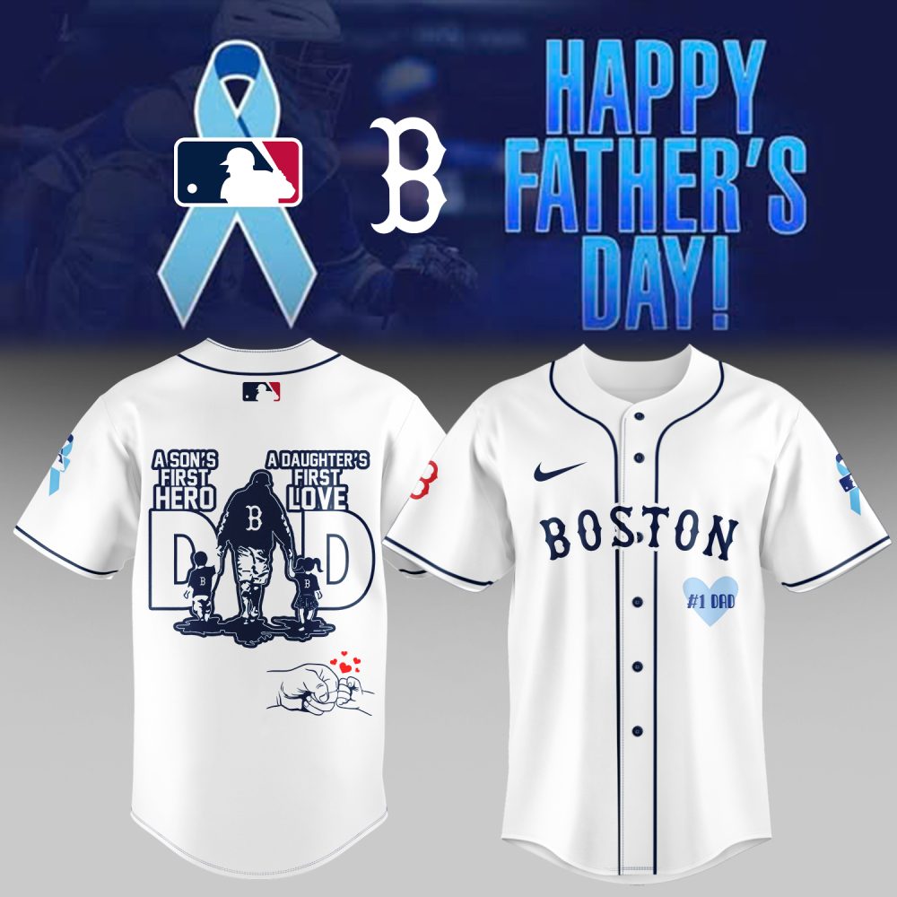 Celebrate Dad With Boston Baseball Jersey - A Son'S Hero, Daughter'S Love - Perfect Father'S Day Gift