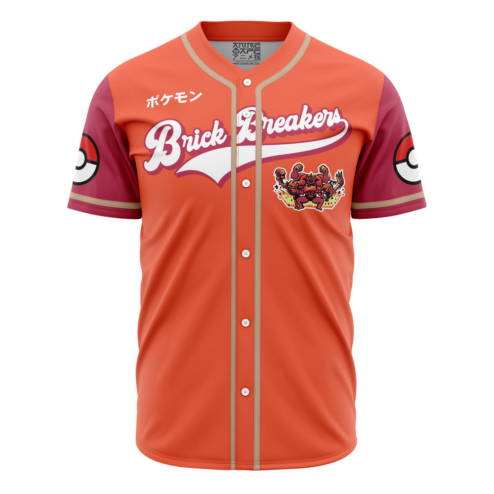 Limited Edition Brick Breakers Anime Baseball Jersey – Vibrant Orange Design – Perfect For Fans &amp; Collectors!