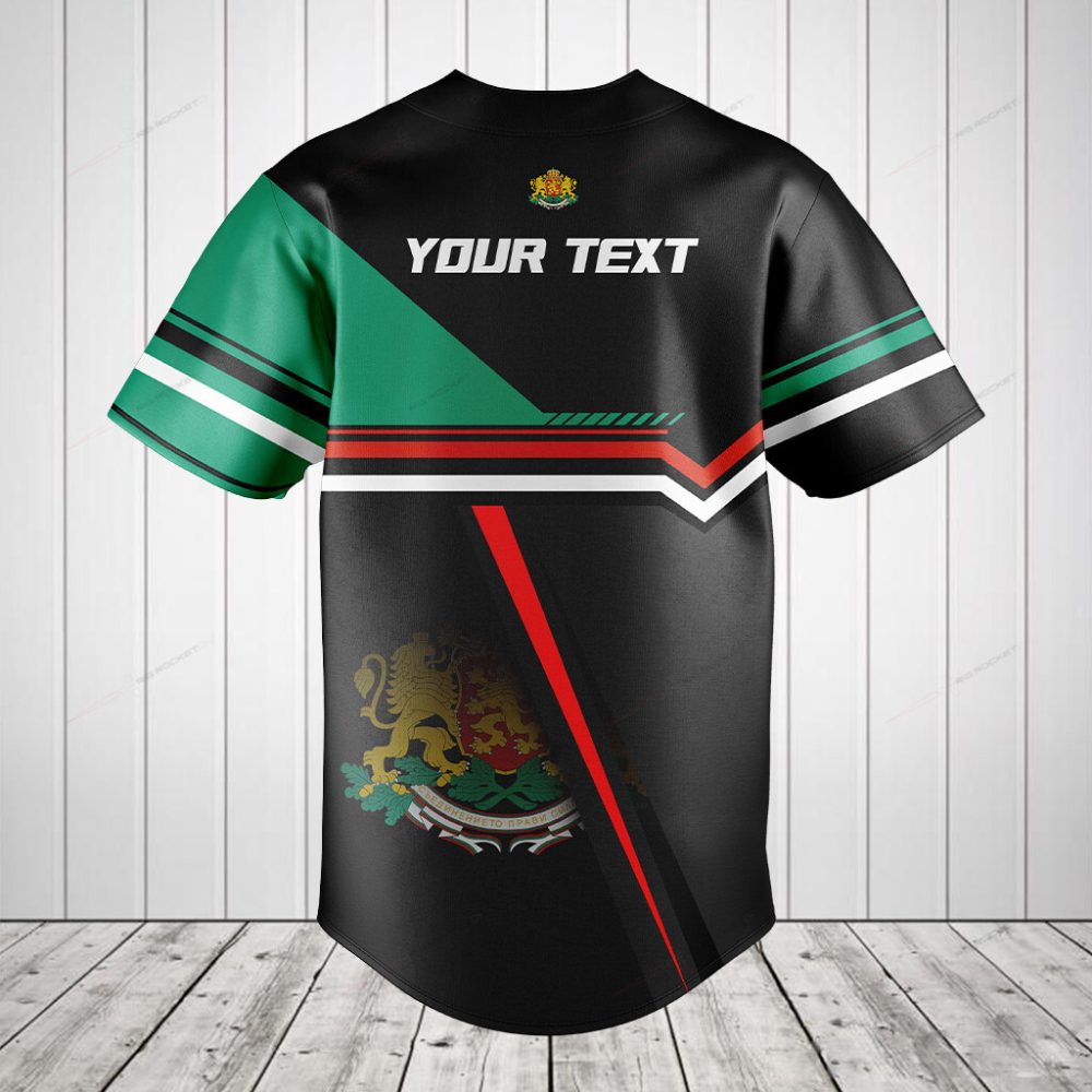 Stylish Bulgaria Baseball Jersey - Bold Design, Perfect Gift For Sports Fans