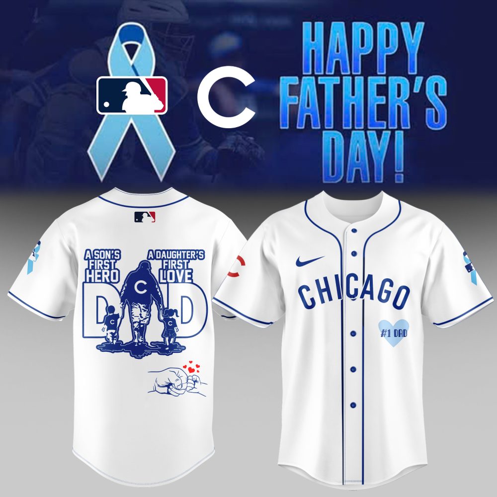 Celebrate Dad With Chicago Baseball Jersey – Perfect Father'S Day Gift For #1 Hero &amp; Love!
